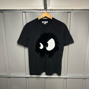 Alexander McQueen Monster Logo Black and White Short Sleeve Tee